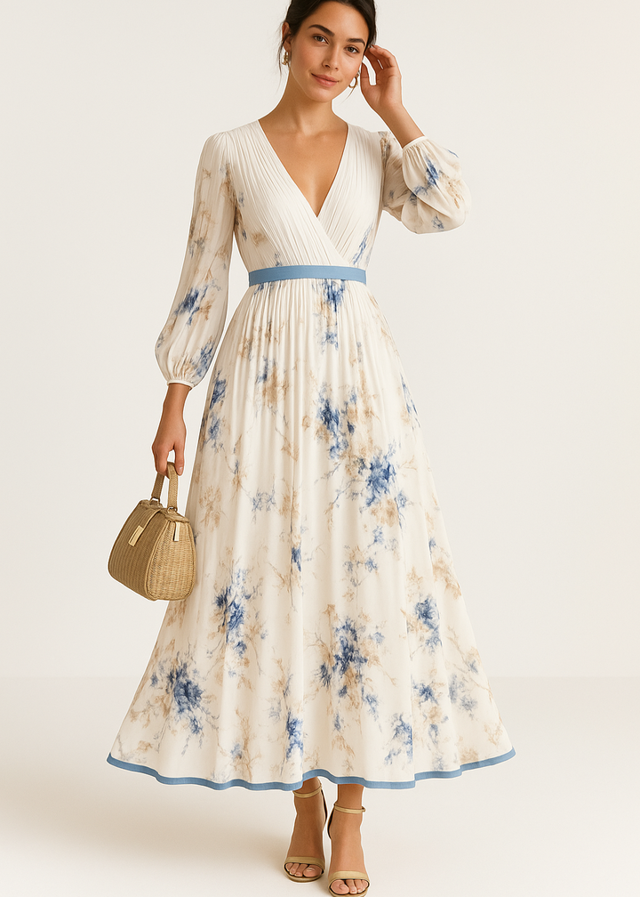 Kate | Elegant Floral Maxi Dress