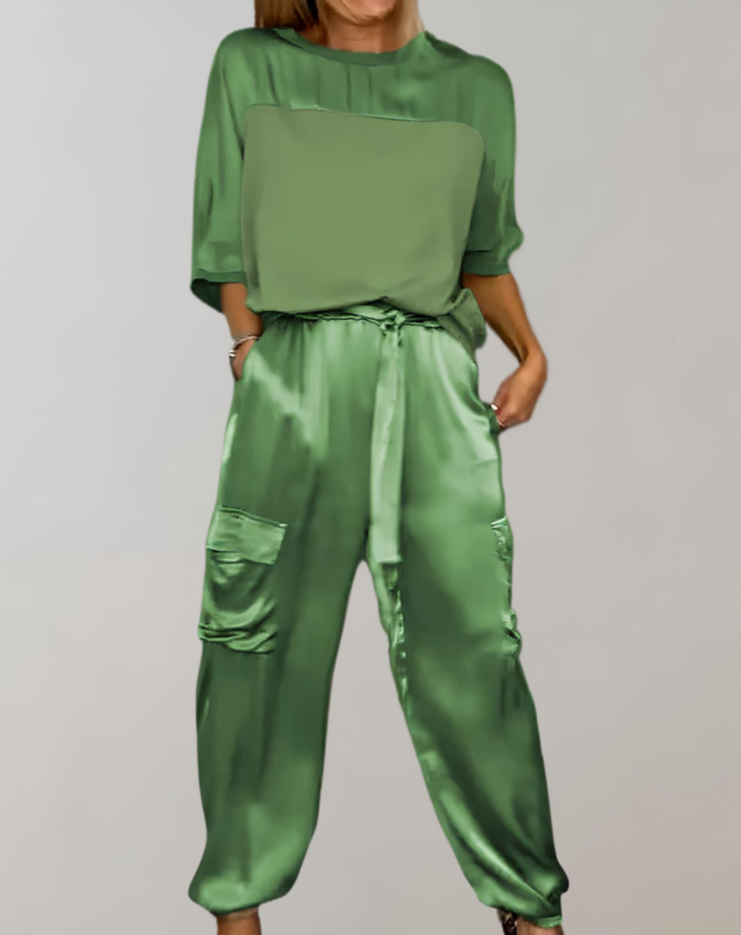 Amanda™| Silky Cargo Lounge Set