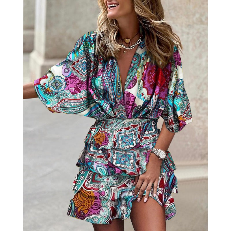 Soraya - Elegant Floral Dress
