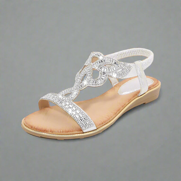 Vally | Handcrafted Golden Sandal with Comfortable Fit