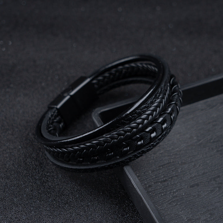 Cora™ - ADJUSTABLE WOVEN BRACELET WITH VIKING DESIGN