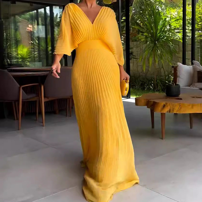 Jennifer | RIA™ Floating Ribbed Maxi Dress