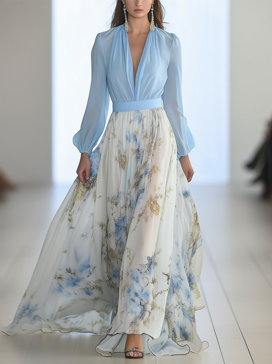 Jewel – Floral Print Maxi Dress