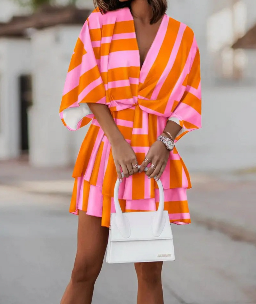 Valeria - Bohemian Floral Mini Dress