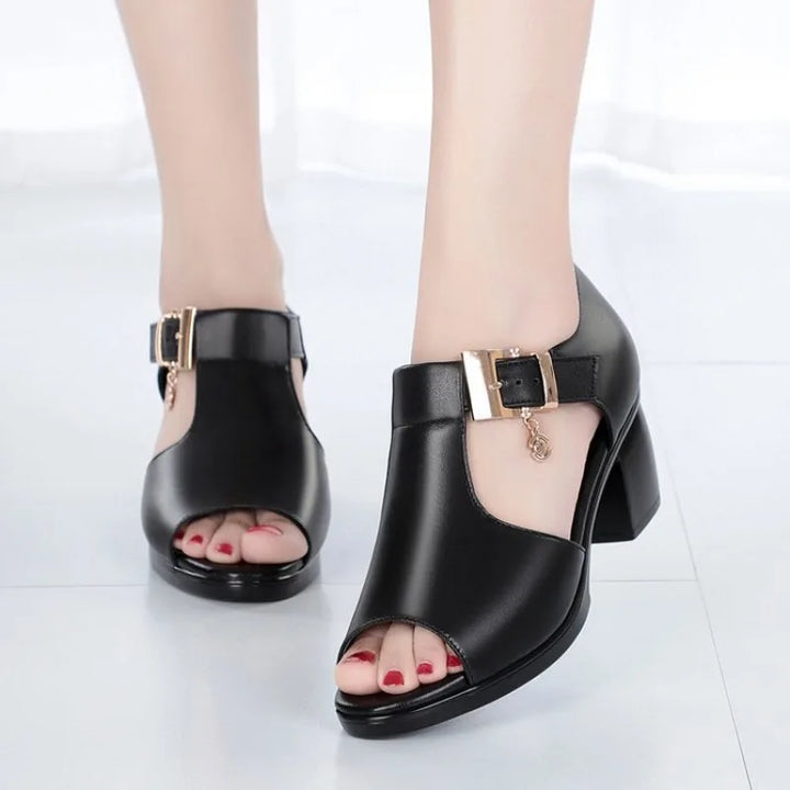 Lily | Elegant Open-Toe Heel