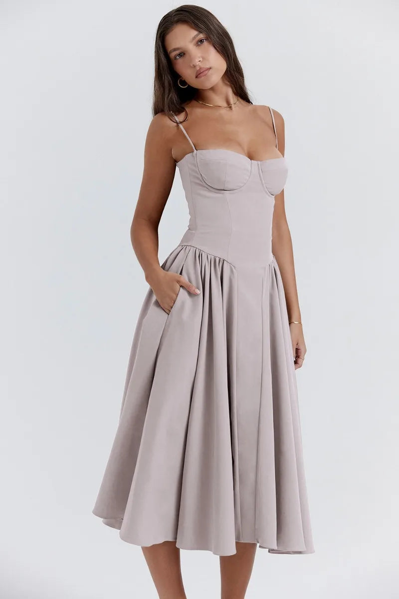 Elara | Elegant Corset Sundress