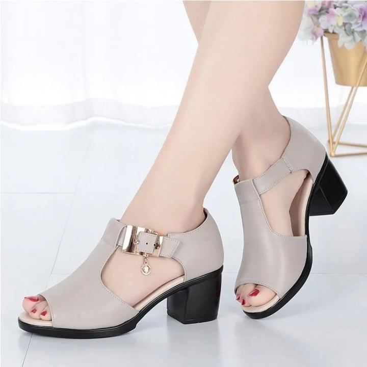 Lily | Elegant Open-Toe Heel