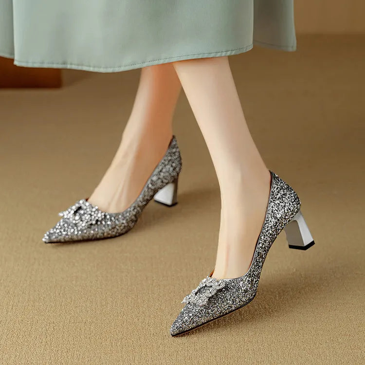 Emma | Gloria Glitter Pumps