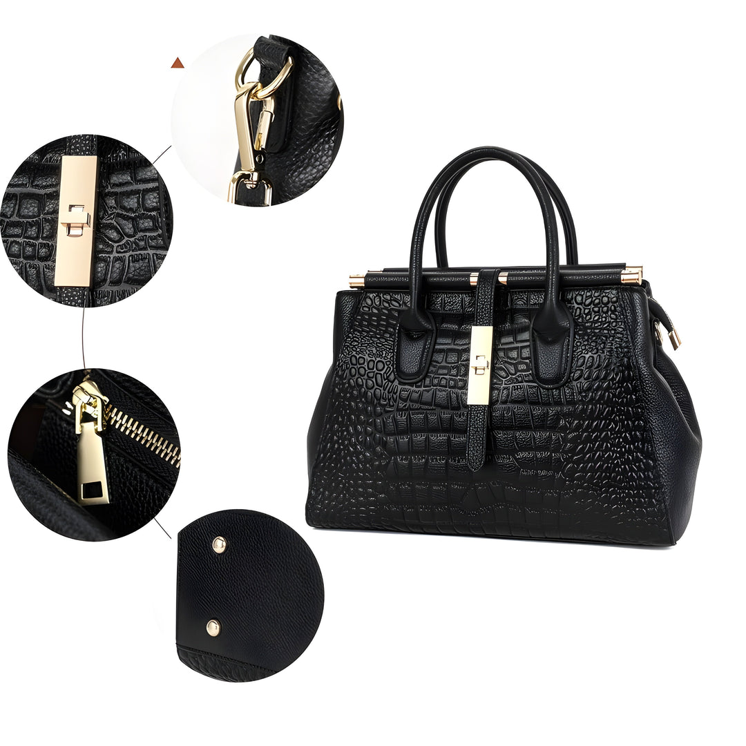 Elysian Croc Handbag