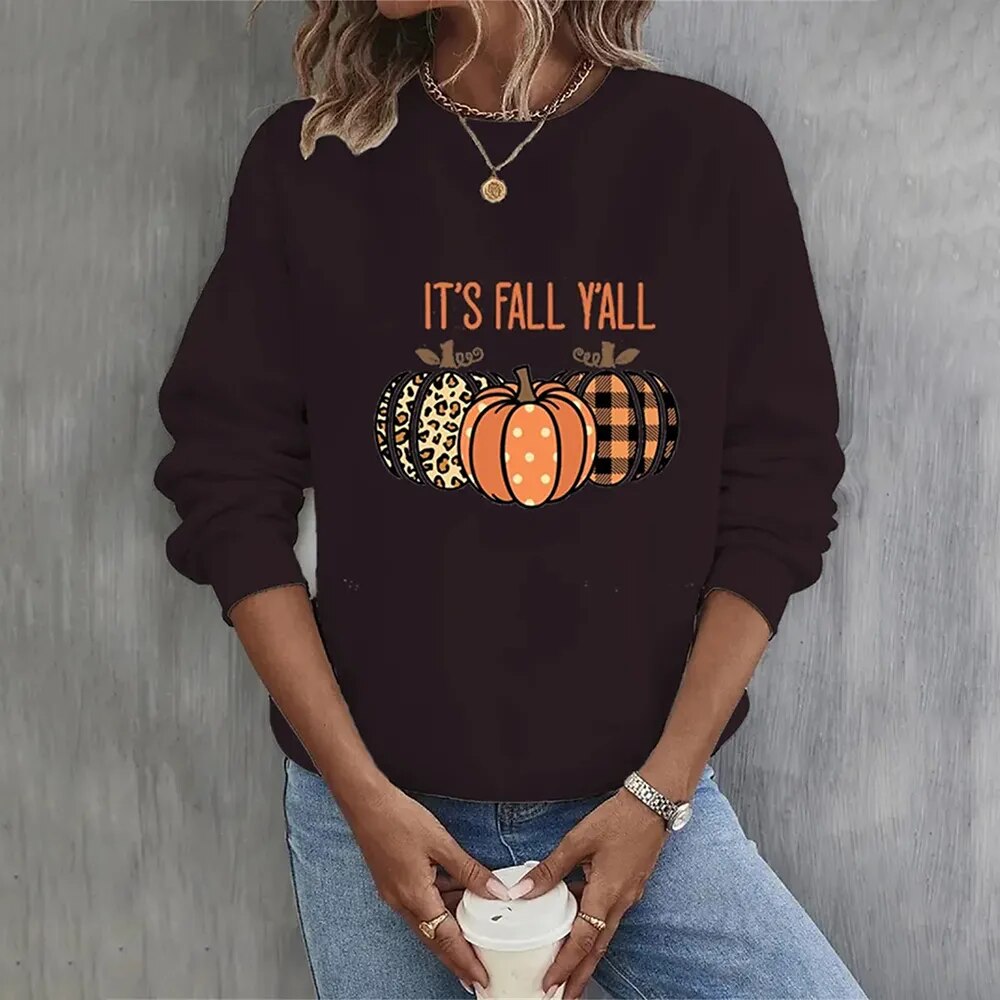 Hedy - Halloween Pompoen Sweatshirts