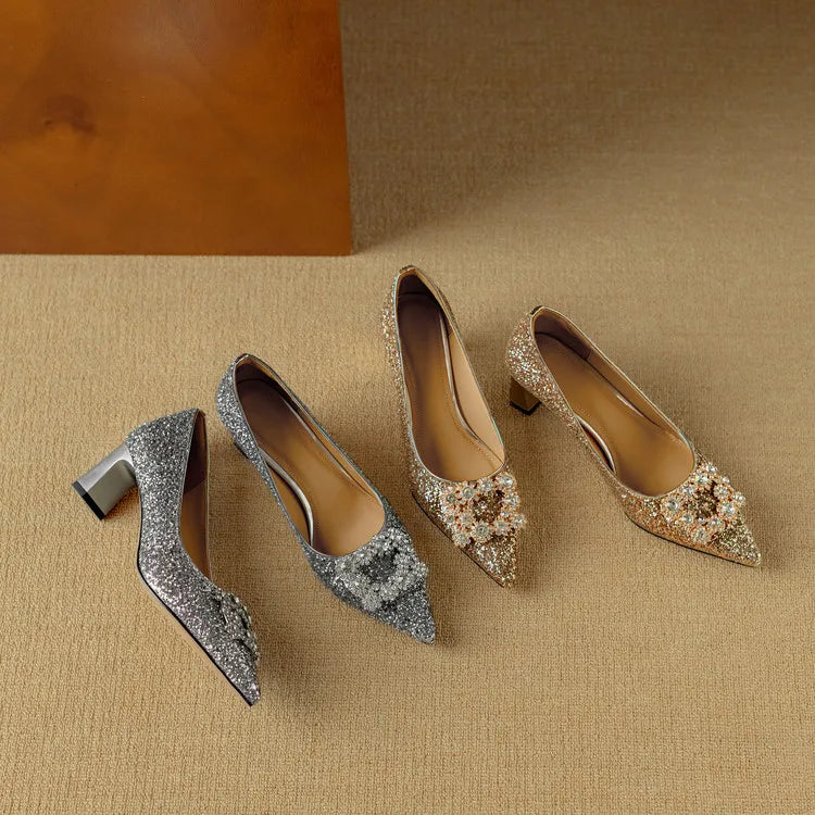 Emma | Gloria Glitter Pumps