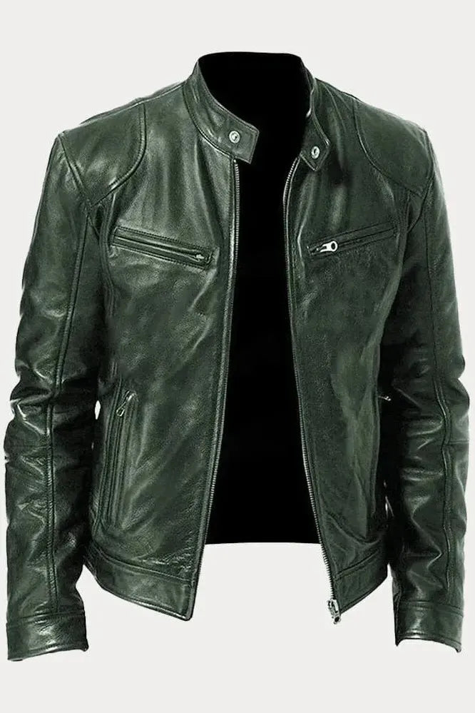 The Sleek Leather Jacket