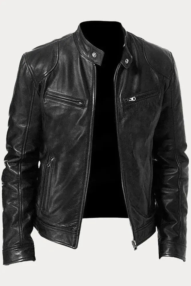 The Sleek Leather Jacket