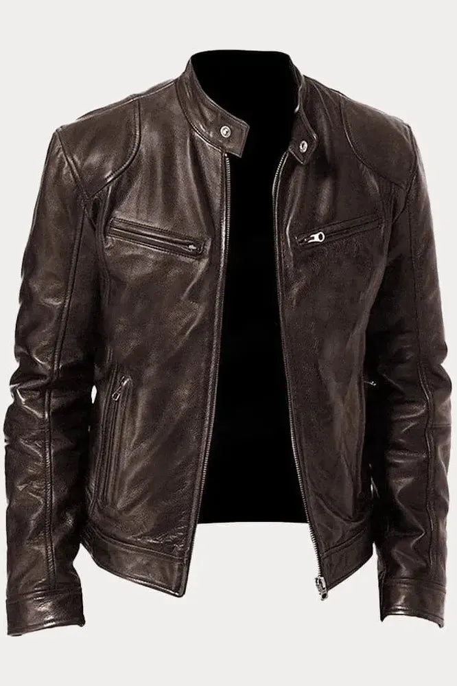 The Sleek Leather Jacket