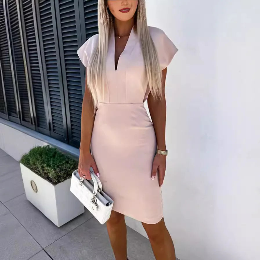 Sam | V-neck Slim Dress