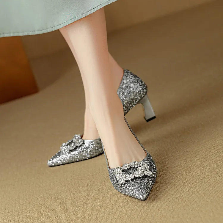 Emma | Gloria Glitter Pumps