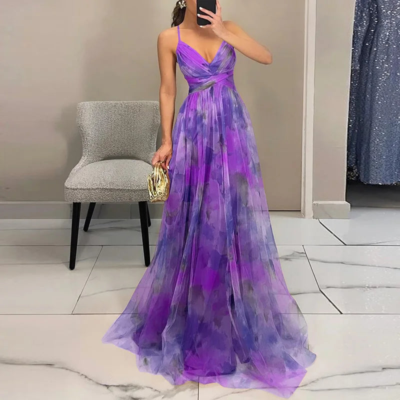 Jennifer | Elegant Floral Maxi Dress