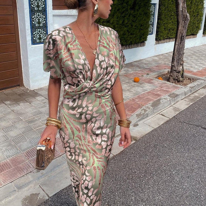 Ariella -  Sophisticated Silk Maxi Dress