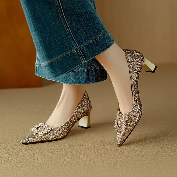Emma | Gloria Glitter Pumps