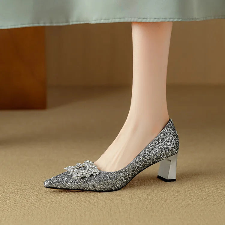 Emma | Gloria Glitter Pumps