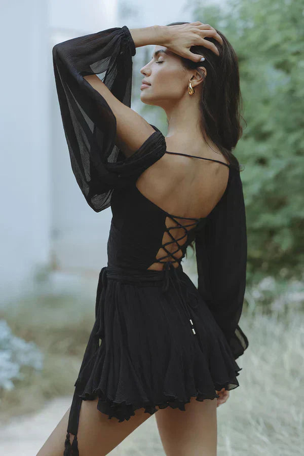 LOUISE | MINI DRESS WITH ELEGANT SLEEVES