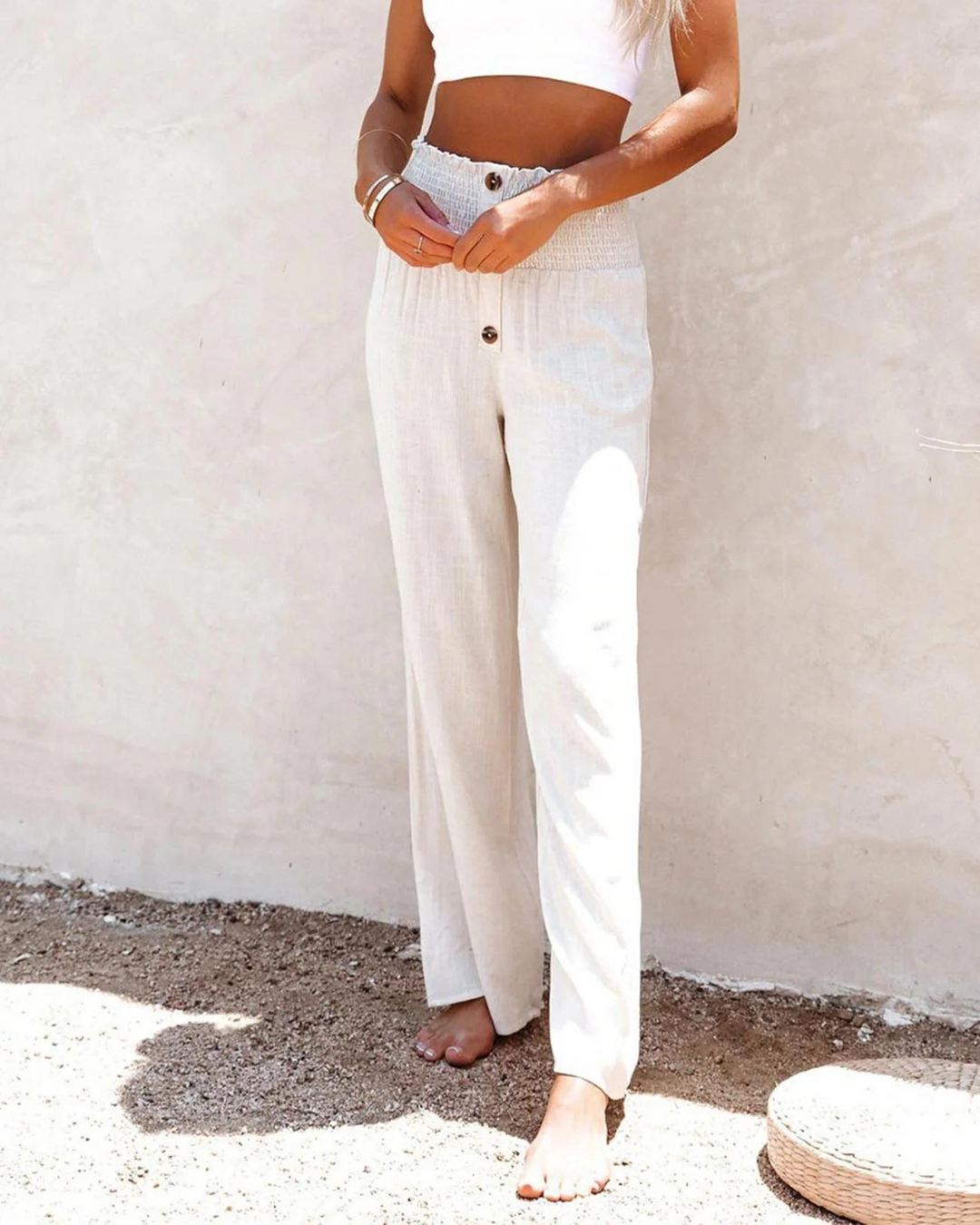 Camden - Women’s Cotton Linen Loose Casual Pants