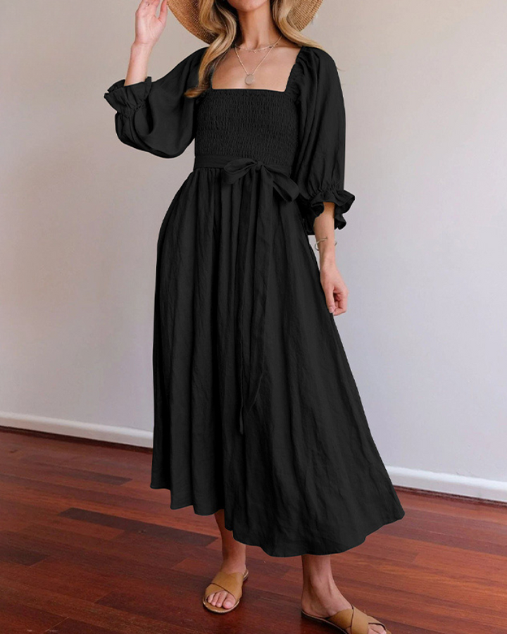 Ophelia - Sleeve Midi Dress