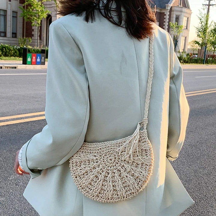 Eirinora | Crocheted Shoulder Bag in Bohemian Style