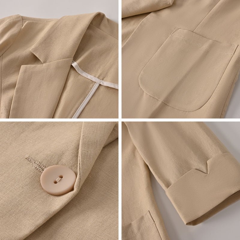 VEITLINDE IN CLASSIC LINEN BLAZER