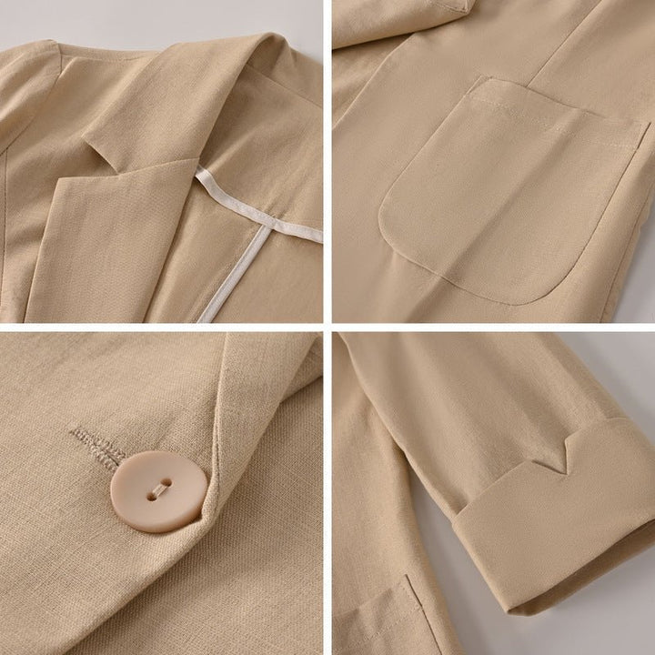 VEITLINDE IN CLASSIC LINEN BLAZER