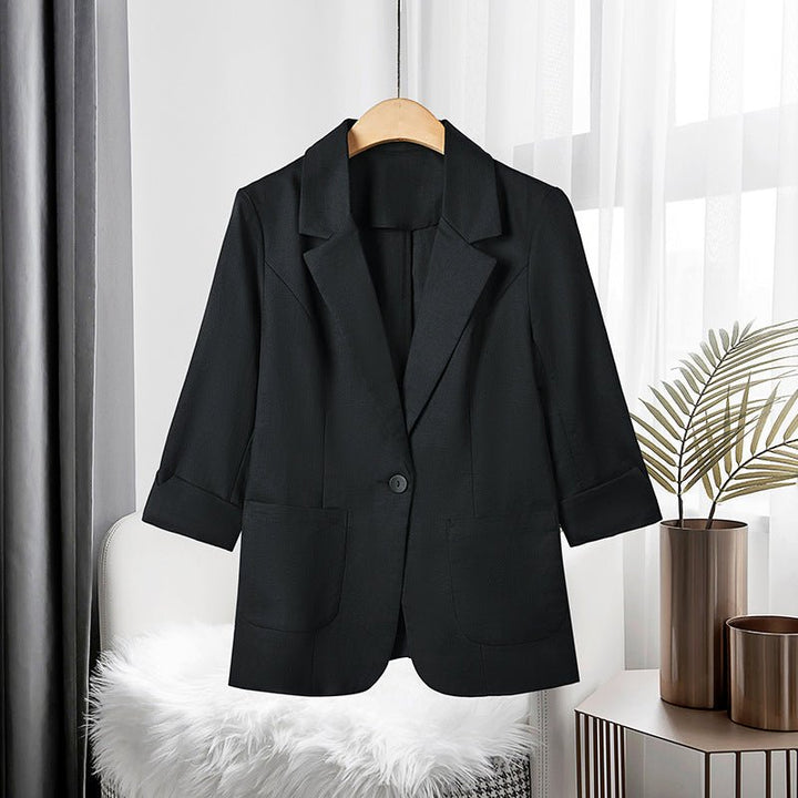 VEITLINDE IN CLASSIC LINEN BLAZER