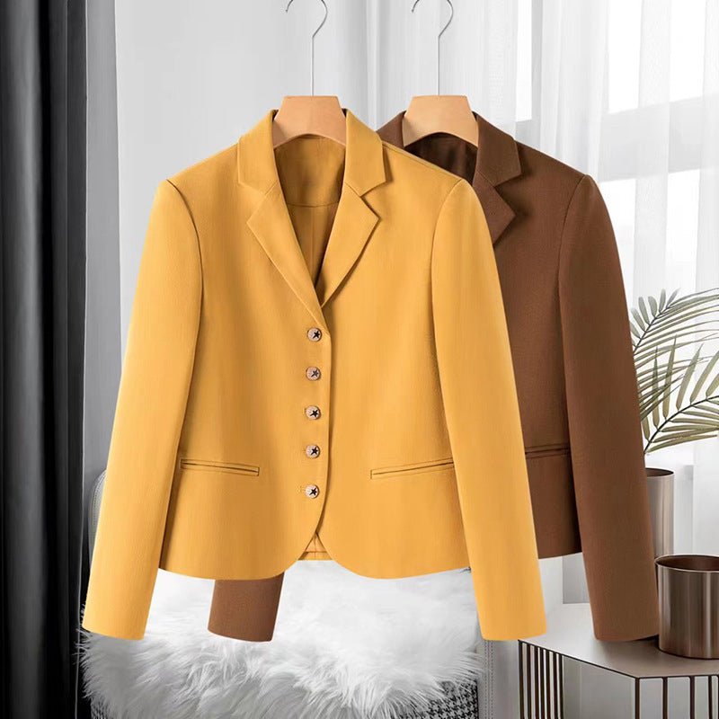 URSEL I ELEGANT BUTTON BLAZER