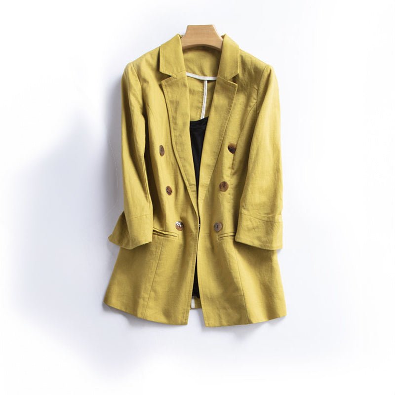 ARNTRAUD I COMFORTABLE LINEN BLAZER