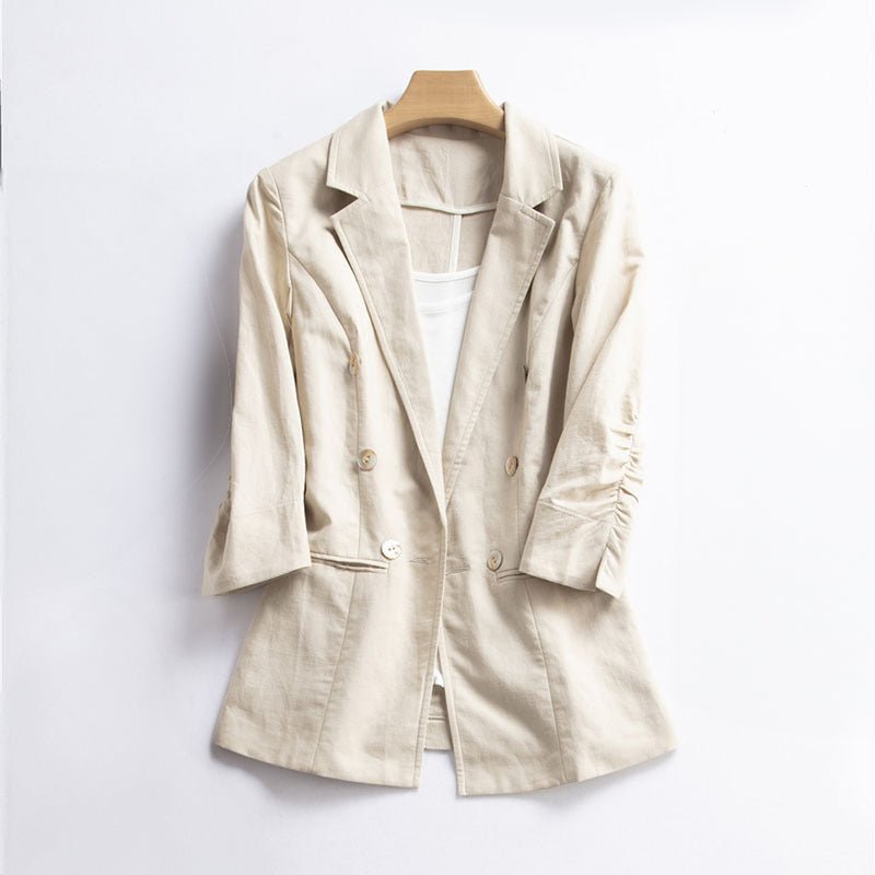ARNTRAUD I COMFORTABLE LINEN BLAZER