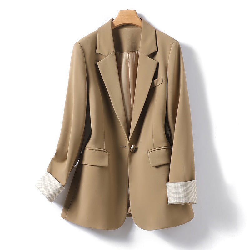 Vala Fashionable Khaki Blazer