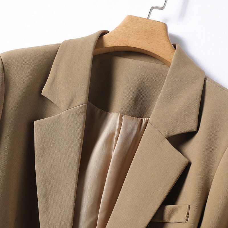 Vala Fashionable Khaki Blazer
