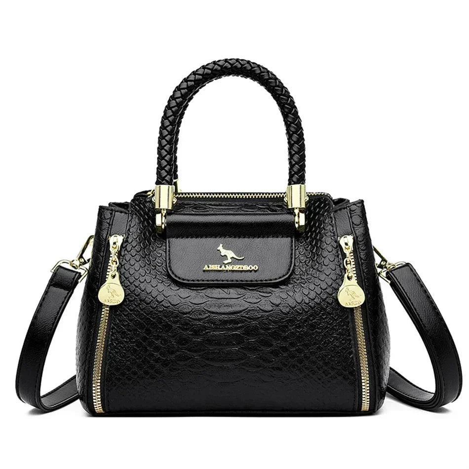 Sage | Designer Large Capacity Leather Bag