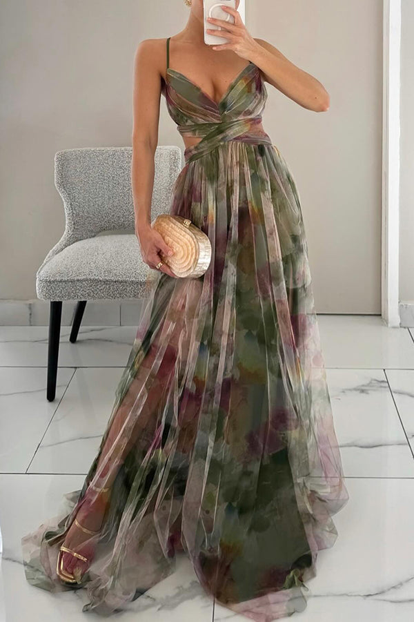 Jennifer | Elegant Floral Maxi Dress