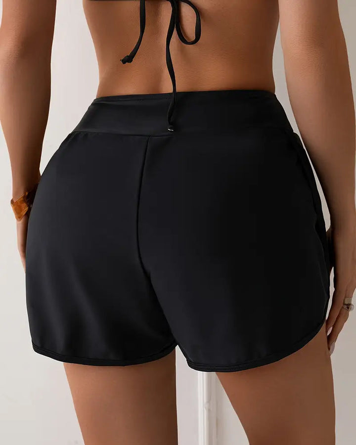 Swimwear Bottom Beach Boxer Shorts Solid Color
