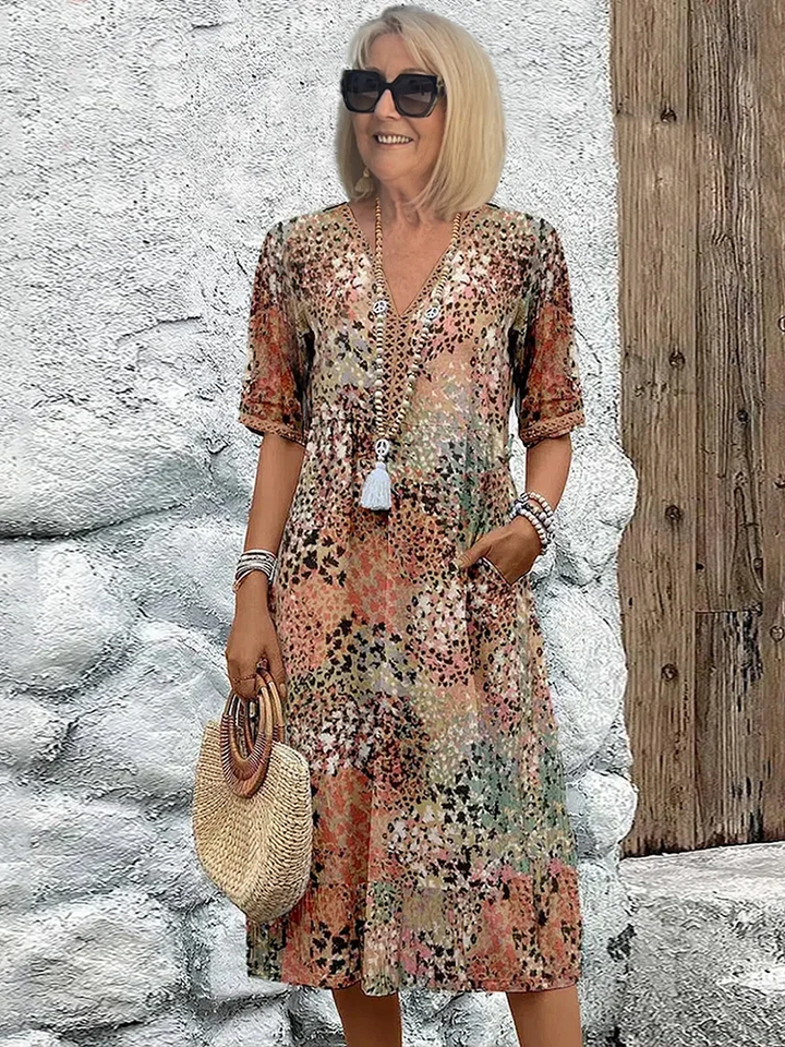 Dakota | Vibrant Floral Print Dress