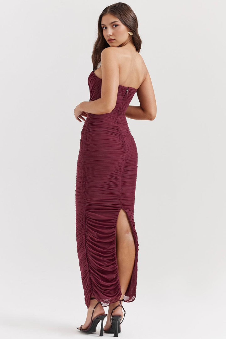 AMARIS - Mesh Maxi Dress