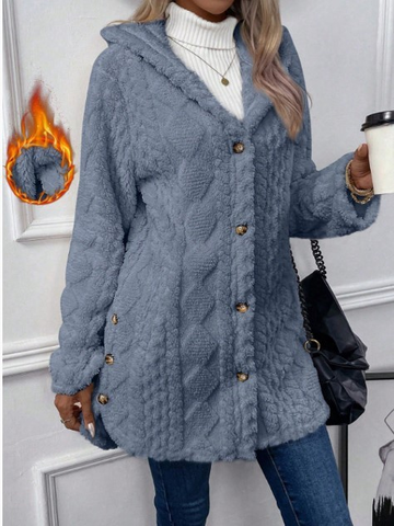 Chateau Elise™   | Plush Hooded Cardigan