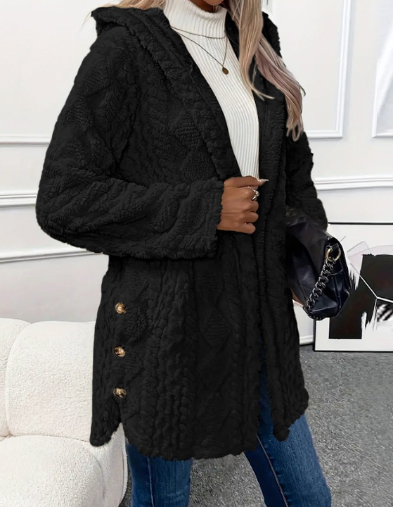 Chateau Elise™   | Plush Hooded Cardigan