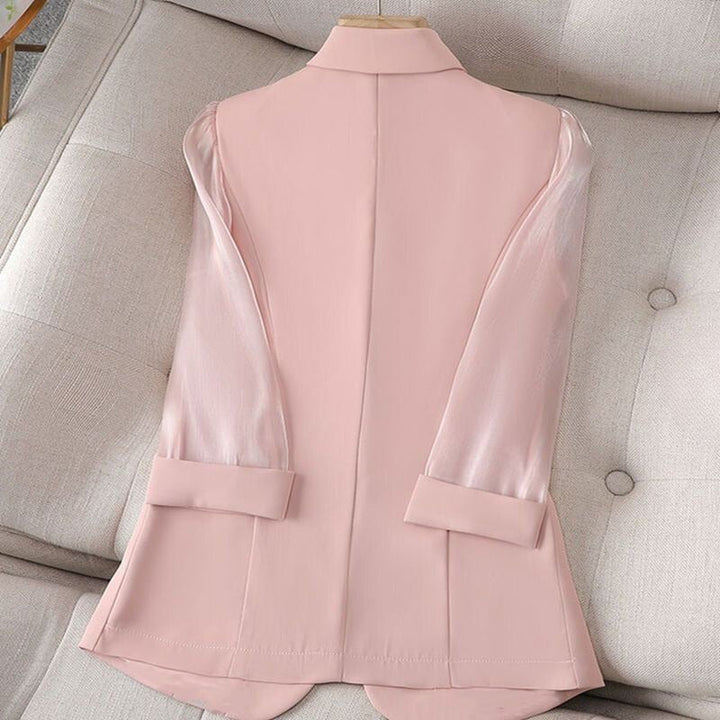 JOLINDE I ELEGANT BLAZER WITH LACE SLEEVES
