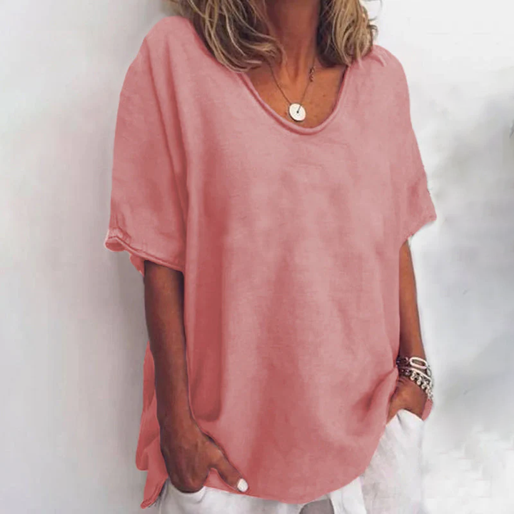 QUINA THE VERSATILE LINEN BLOUSE