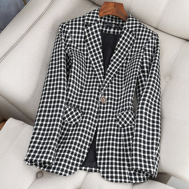 ANNEMIEKE CLASSIC CHECKED BLAZER