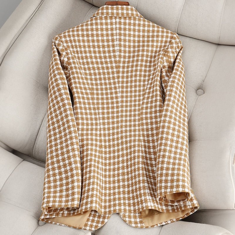 ANNEMIEKE CLASSIC CHECKED BLAZER