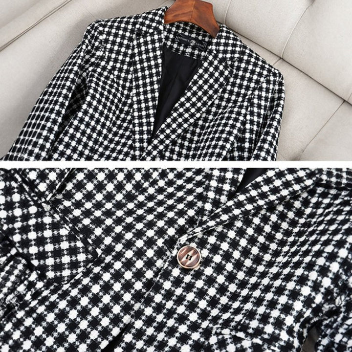 ANNEMIEKE CLASSIC CHECKED BLAZER