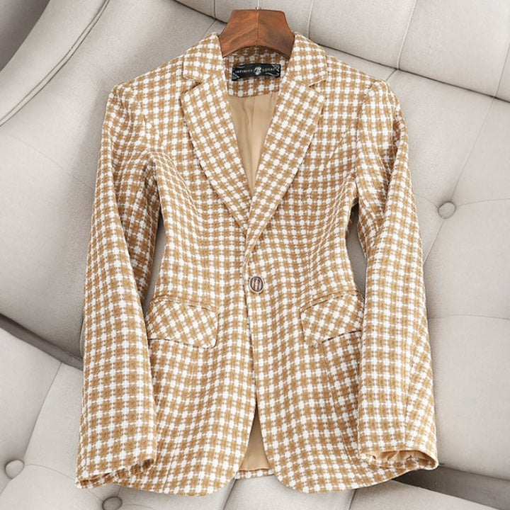 ANNEMIEKE CLASSIC CHECKED BLAZER