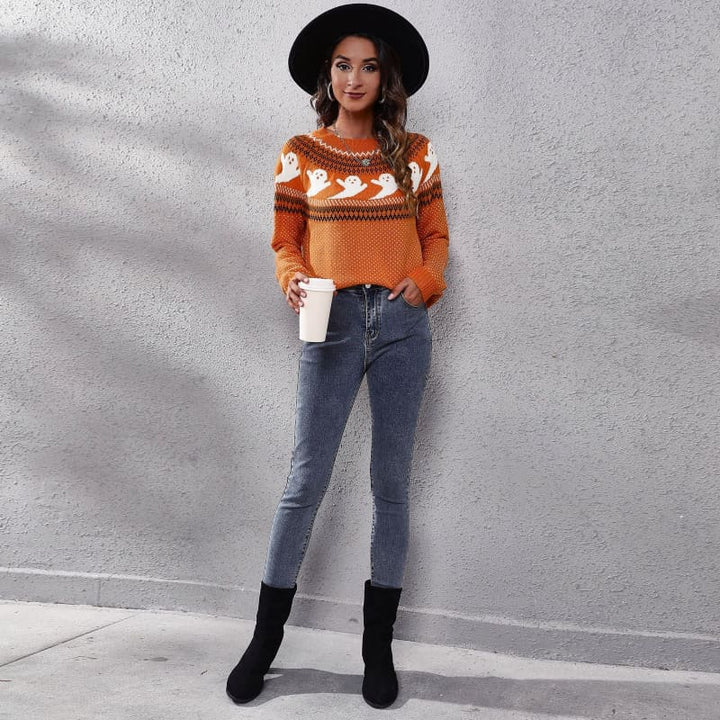 Chic and Original Women's Sweater in Black